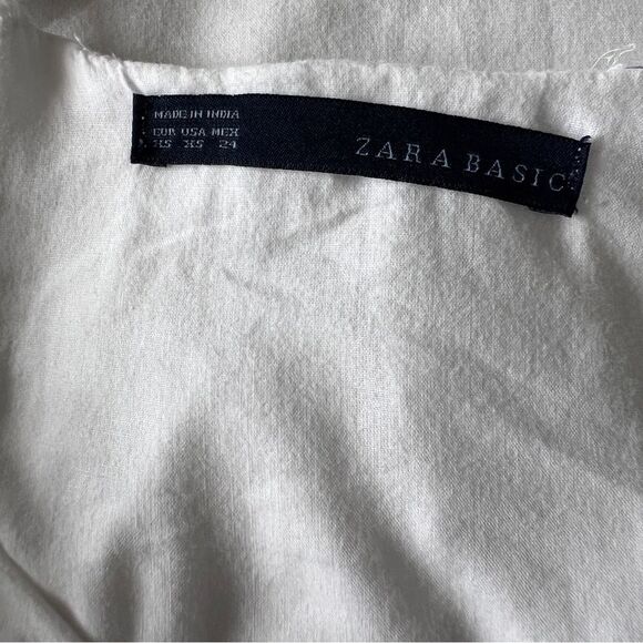 Zara Basic White Sleeveless Maxi Dress XS - Picture 6 of 6